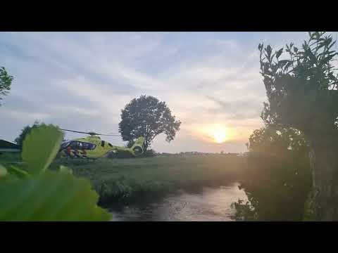 22-05-22 Lifeliner stijgt op van melding in Stolwijk