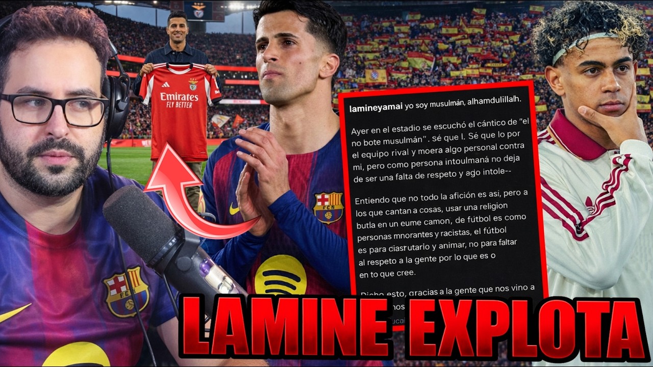 🚨COMUNICADO de LAMINE: ¡EXPLOTA por los CÁNTICOS! - ¿CANCELO se VA? ABRE la PUERTA al BENFICA