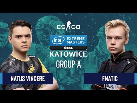 CS:GO - Natus Vincere vs. Fnatic [Dust2] Map 1 - Group A - IEM Katowice 2020