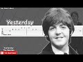 The Beatles - Yesterday Guitar Tutorial