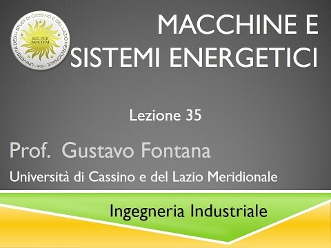 Lezione 35 Macchine e sistemi energetici