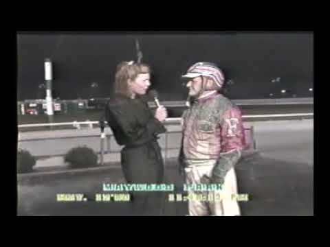 1990 Maywood Park HERVE FILION Interview Eleanor Flavin Windy City Pace