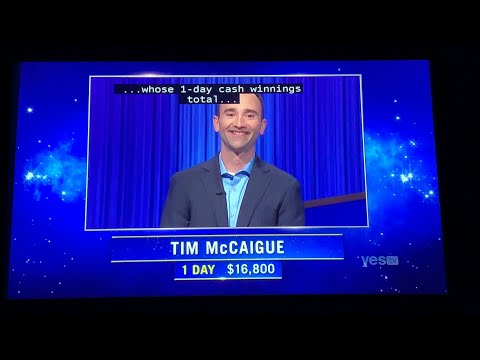 Jeopardy, intro - Tim McCaigue Day 2 (3/24/22)