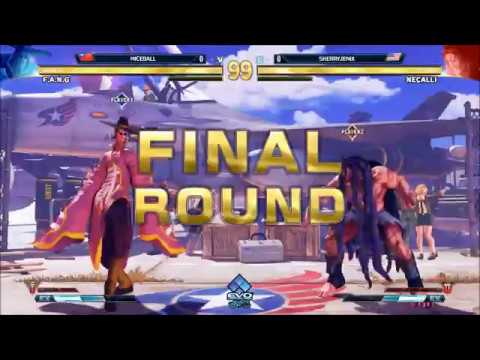 Evo Japan 2018 SFV AE - Nicebll (F.A.N.G) vs Sherry Jenix (Necalli)
