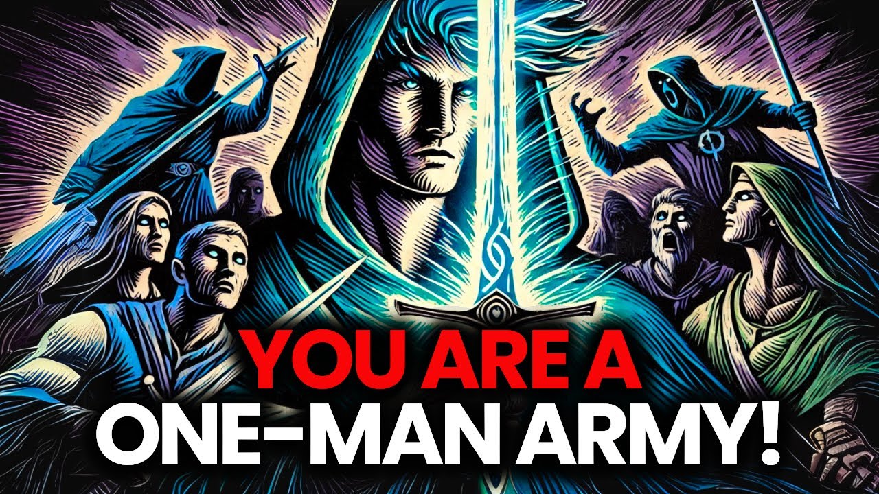 CHOSEN ONE, AN EVIL ARMY WAS SENT TO FIGHT YOU, BUT YOU DEFEATED THEM ALONE