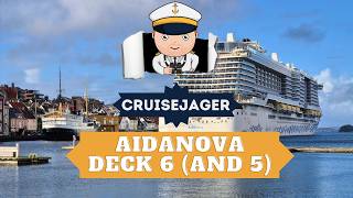 AIDAnova - Walkthrough - Deck 5 & 6 - Cruise Ship Tour