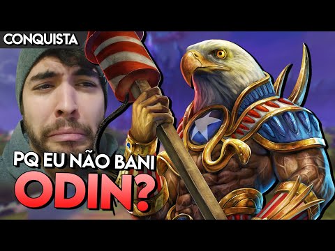 POR QUE EU NÃO BANI ODIN? RA MID - Master Ranked Conquista - Smite Br