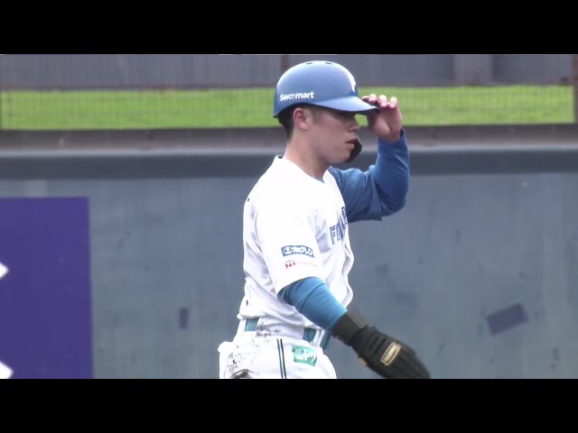 【ファーム】貴重な追加点!! ファイターズ・梅林優貴 ライトへのタイムリー2ベース!! 2025年6月14日 北海道日本ハムファイターズ 対 オイシックス新潟アルビレックスBC