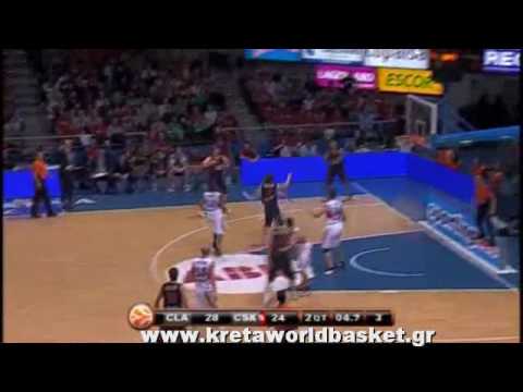 Euroleague 2010 Playoffs Game 3 Caja Laboral -  CSKA Moscow  66-53 (30-3-10) Highlights