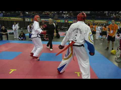 2016 Taekwondo International World Championships Derrick Desrosiers vs Henderik Ekema