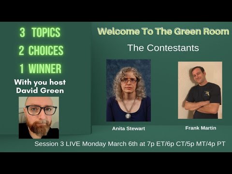 The Green Room with David Green Session 3: AF Stewart vs Frank Martin