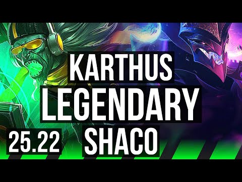 KARTHUS vs SHACO (JGL) | 12/1/18, Legendary | EUW Master | 25.22