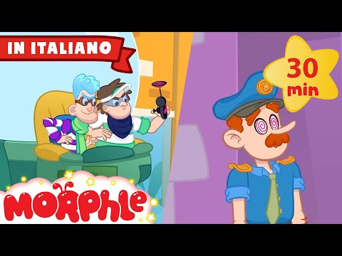 I Banditi Ipnotici Ipnotizzano l'intera Città! | Morphle en Italiano