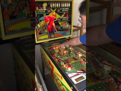 1978 Willams Pinball Lucky Seven Initial Gameplay Before Shopping