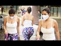 Sophie Choudry Looks Very Hot Bold Avtaar In White Sandoo Tight Gym Leggings