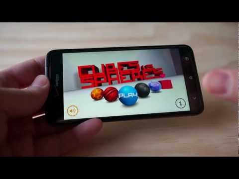 cubes vs spheres android ???????