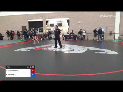 76 Kg 5th Place - Avery Ackerman, Wa Vs Katja Osteen, Ca