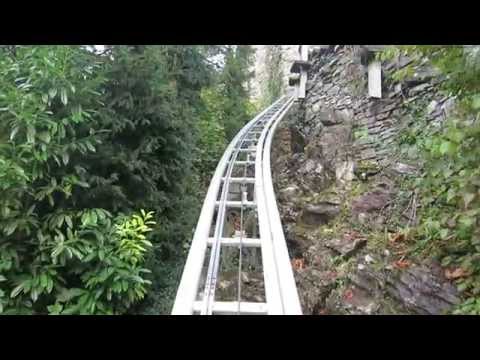 Standseilbahn 3852.01 Ringgenberg Kirchgasse Parkplatz - Burgkirche Bergfahrt - Funicular