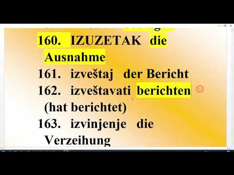 300 NAJČEŠĆE UPOTREBLJAVANIH NEMAČKIH REČI NIVO (A2-B1) - UČITE SAMO ONO ŠTO ĆETE ODMAH KORISTITI