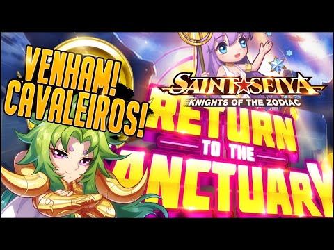 MUITOS PREMIOS! Cavaleiros de Ouro, Diamantes e Gemas! Evento de Retorno ao Santuário!