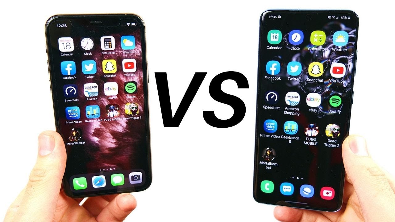 iPhone 11 Pro vs Galaxy S20 Speed Test!