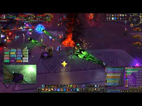 奈奧羅薩 M10 (火法視角) - 『掠心喪神』萊公   Ny'alotha  Myth 10 (Fire Mage) - Ra den the Despoiled