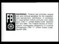 FBI Warning