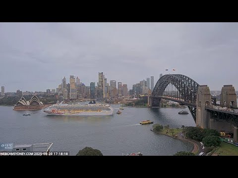 Thumbnail for Norwegian Sun departing Sydney  Harbour 20.08.25
