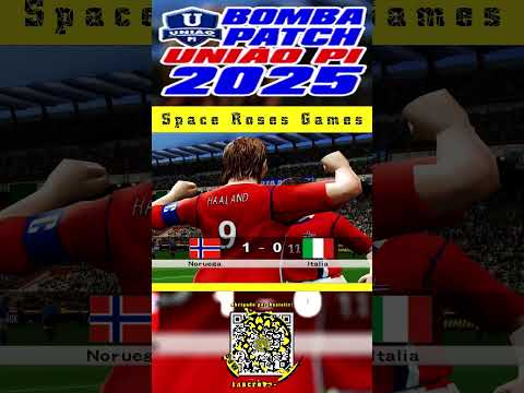 Bomba Patch: Uniao PI 2025 (PS2) Copa Europa #1 Itália x Noruega | Rodada 1