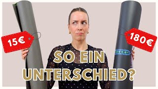 Beste Yogamatte 2025? 11 Matten im Test: Günstig vs. Teuer im Alltag