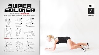 Super Soldier Workout by DAREBEE [ FULL ] [ Strength & Tone ] [ 30 Minutes ]