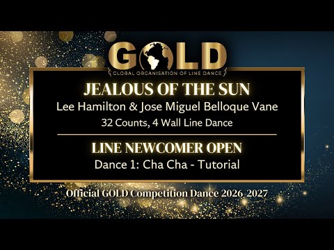 GOLD 2026 Line Newcomer Open - Dance 1: Cha Cha "Jealous Of The Sun" - Tutorial without music