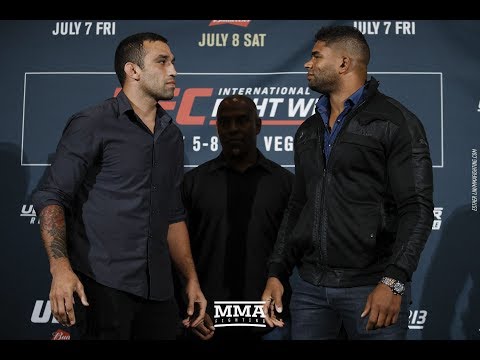 UFC 213: Fabricio Werdum vs. Alistair Overeem Staredown - MMA Fighting