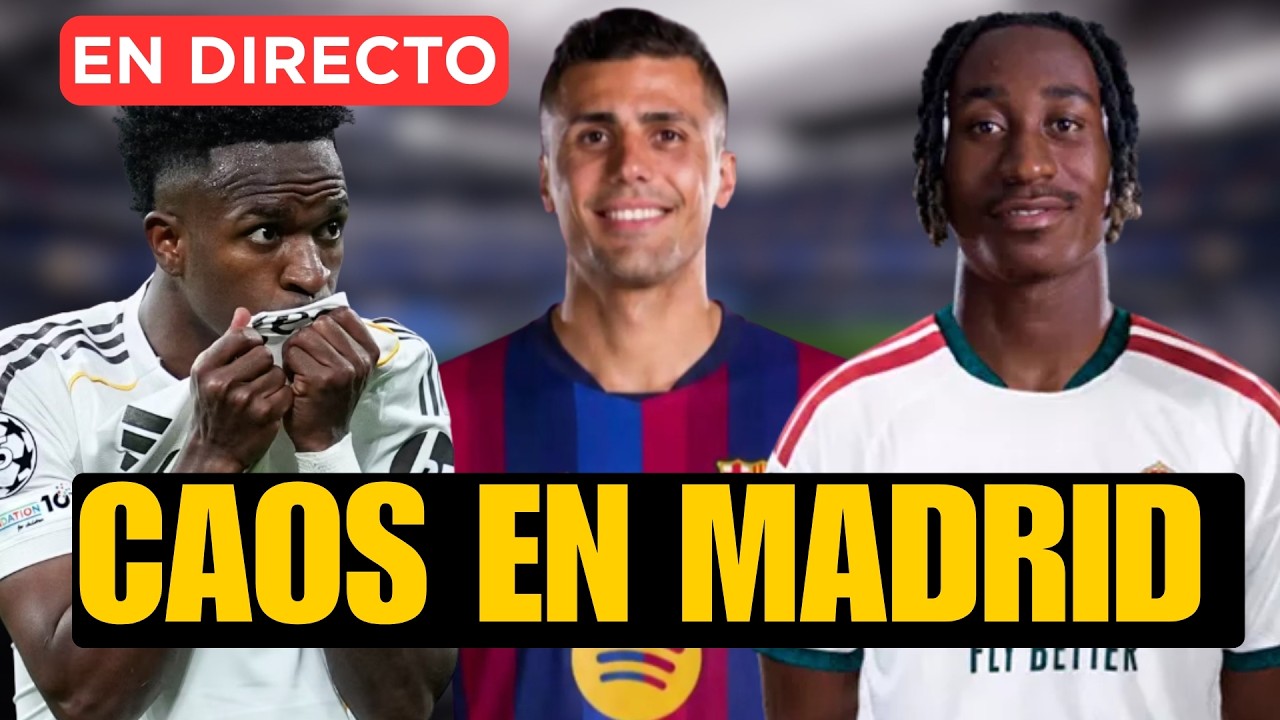 CAOS EN EL MADRID: VINICIUS SE LLEVA TODO Y EL FIASCO RODRI