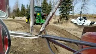 Stuck Semi in a Muddy MESS, Corn MESS and farm safety