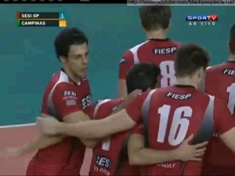Campeonato Paulista de Volei Masculino 2012 (final) - Sesi SP 3 x 0 Medley Campinas - jogo 3