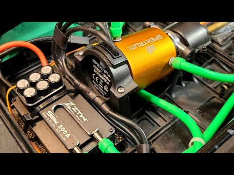Full Install ZTW Seal 200a Esc, Carbon fiber Esc Mount - Upgraded Blackjack 42