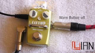 Video thumbnail for Hotone Lift Up Clean Booster Demo/review by Lian GS