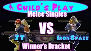 Child's Play 2015 - JT (Falcon) VS Iron Spazz (Shiek) SSBM Winner's R2