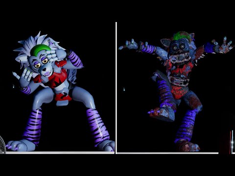Roxy transforms into Nightmare Roxy and eats Gregory - Five Nights at Freddy's: Security Breach