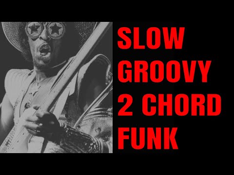 Slow Groovy Funk Jam Track Ultimate 2 Chord Practice Session (A Minor)