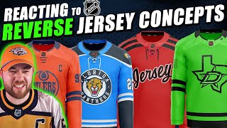Reacting to NHL 'Reverse' Jersey Concepts!