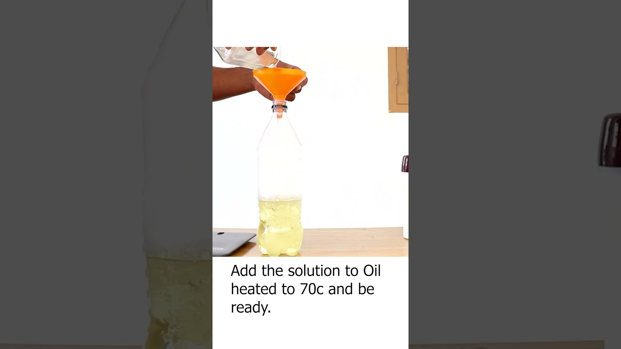 Biodiesel from sunflower oil #shorts