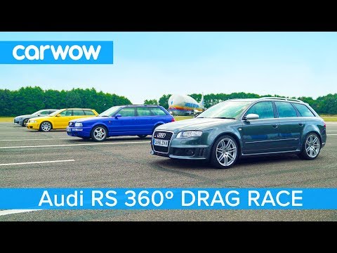 Audi RS4 generations - 360° DRAG & ROLLING RACE