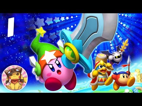 KIRBY's Return to Dream Land - COOKIE COUNTRY - Walkthrough Level 1 [1080p] All Energy Spheres