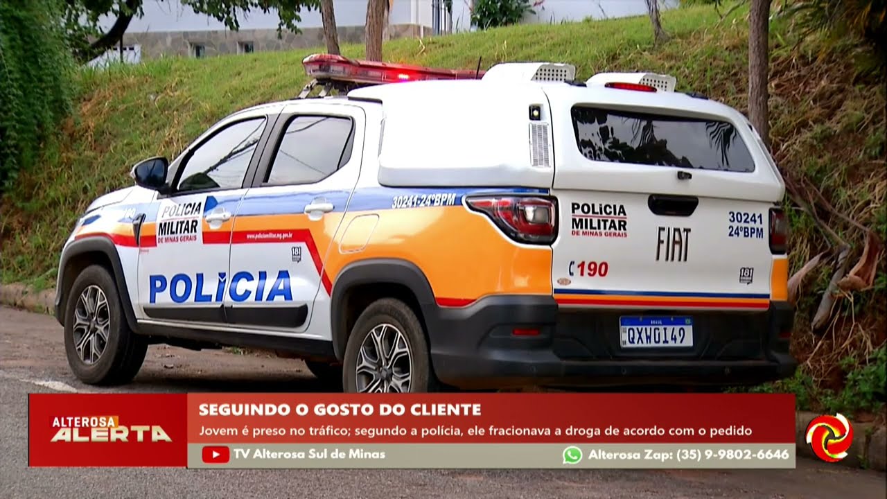 Jovem preso com crack em Três Pontas