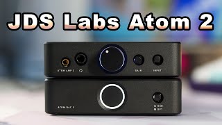 JDS Labs Atom Stack 2 - Atom DAC 2 + Atom AMP 2