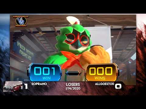 Soprano vs AllGoesTo0 - Pokken at Alpha - 01/14/20