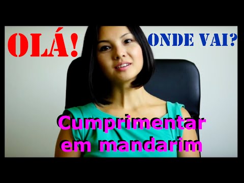 SAUDAÇÕES em CHINÊS | PROFESSORA CHEN XIAOFEN