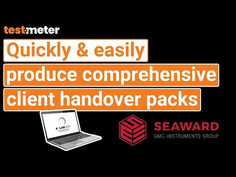 Seaward SolarCert Elements - Software Tutorial
